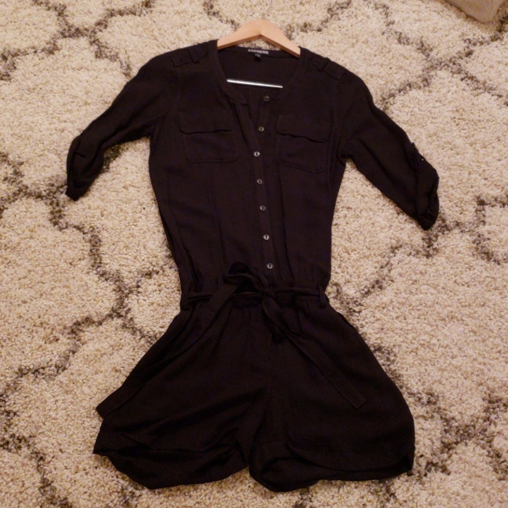 Express Black Romper